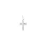 Pendentif croix or gris 750/18 ct 8 x 16mm - 3.7310.01