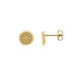 Kugelohrstecker 750/18 K Gelbgold