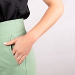 Kugelring 750/18 K Weissgold mit Diamanten 0.08 ct H/si - RO5WG