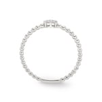 Dots Ring 750/18 K White Gold with Diamonds 0.10 ct H/si - RI-39530-WG