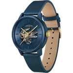 Lacoste 12.12 Automatic Leder Blau - 2011385