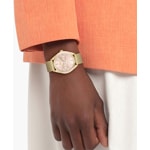 Lacoste Atena Day Date Goldig / Rosa - 2001499