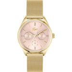 Lacoste Atena Day Date Goldig / Rosa