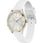 Lacoste Atena Day Date Silbrig / Weiss - 2001496