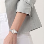 Lacoste Crocodelle Silbrig / Rosa - 2001501