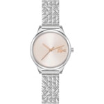 Lacoste Crocodelle Silbrig / Rosa