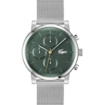 Lacoste Mainsail Day Date Argenté / Vert