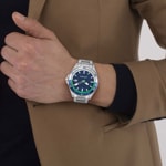 Lacoste Mainsail Stainless Steel Silvery / Blue - 2011458