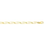 Collier gourmette long or jaune 750/18 ct 4mm - 506.4
