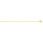 Chaîne pour cheville gourmette marine or jaune 750/18 ct 1.5mm - 534.15CH-25