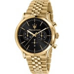 Maserati Epoca Chronograph Stainless Steel Gold / Black