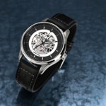 Maserati Sorpasso Automatic Open Heart Silbrig / Schwarz - R8821124004