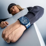 Maurice Lacroix Aikon Automatik 39mm PVD Blue Limited Edition - AI6007-PVC00-430-4