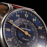 MeisterSinger Pangaea Day Date Stahlblau mit Gold - PDD917G