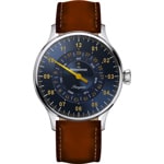 MeisterSinger Pangaea Day Date Stahlblau mit Gold