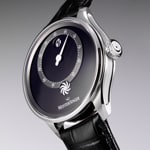 MeisterSinger Panthero Jumping Hour Black - PTJH902