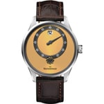MeisterSinger Panthero Jumping Hour Sonnenschliff Goldgelb - PTJH935