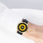 MeisterSinger Pangaea Day Date Schwarz / Gelb - S-PDD9Z25