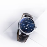 MeisterSinger Primatic 365 Sonnenschliff Stahlblau - PR365917G