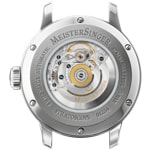 MeisterSinger Stratoscope Moonphase Black with sunburst blue - ST982