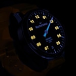 MeisterSinger Unomat Black with Orange - UN902OLU