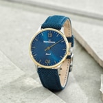MeisterSinger Yaara Q Sunburst Blue / Gold - YAQ917G