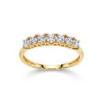 Mémoire Ring 375/9 K Gelbgold mit Lab Grown Diamanten 0.50 ct - 9KLGD007Y