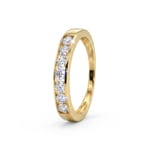 Mémoire Ring 375/9 K Gelbgold mit Lab Grown Diamanten 0.50 ct - 9KLGD185Y
