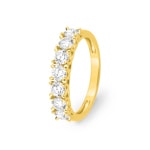 Mémoire Ring 375/9 K Gelbgold mit Lab Grown Diamanten 1.05 ct