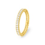 Mémoire Ring 375/9 K Gelbgold mit Lab Grown Diamanten