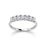 Eternity Ring 375/9 K White Gold with Lab Grown Diamonds 0.50 ct - 9KLGD007W
