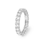 Eternity Ring 375/9 K White Gold with Lab Grown Diamonds