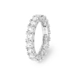 Mémoire Ring 375/9 K Weissgold mit Lab Grown Diamanten