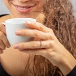 Eternity Ring 750/18 K Yellow Gold with Diamonds 0.10 ct H/si - RI-38025-GG