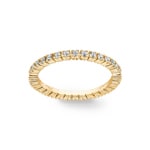 Eternity Ring 750/18 K Yellow Gold with Diamonds 0.50 ct H/si - RI-072067-50-GG