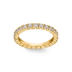 Eternity Ring 750/18 K Yellow Gold with Diamonds 1.00 ct H/si - RI-071886-04-GG