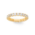Eternity Ring 750/18 K Yellow Gold with Diamonds 2.00 ct H/si - RI-69260-GG