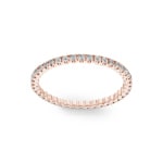 Bague Mémoire or rosé 750/18 ct avec diamants 0.50 ct H/si - RI-69183-RG