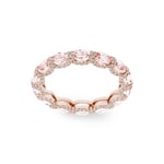 Mémoire-Ring 750/18 K Roségold mit Morganiten & Diamanten 0.41 ct H/si - RI-118320-MOR-RG