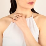 Eternity Ring 750/18 K White Gold with Diamonds 0.17 ct H/si - RI-72841-WG