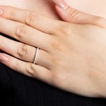 Eternity Ring 750/18 K White Gold with Diamonds 0.24 ct H/si - RI-100594-WG