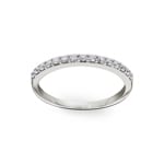 Eternity Ring 750/18 K White Gold with Diamonds 0.24 ct H/si - RI-100594-WG