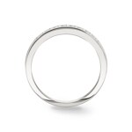 Mémoire-Ring 750/18 K Weissgold mit Diamanten 0.25 ct H/si - RI-100599-WG