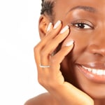 Bague Mémoire or gris 750/18 ct avec diamants 0.50 ct H/si - RI-071825-WG