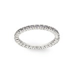 Bague Mémoire or gris 750/18 ct avec diamants 0.50 ct H/si - RI-071825-WG