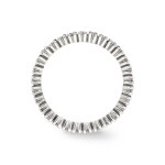 Bague Mémoire or gris 750/18 ct avec diamants 0.50 ct H/si - RI-071825-WG