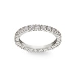 Eternity Ring 750/18 K White Gold with Diamonds 1.00 ct H/si - RI-071886-04-WG