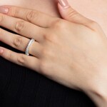 Mémoire-Ring 750/18 K Weissgold mit Diamanten 1.60 ct H/si - RI-071611-WG