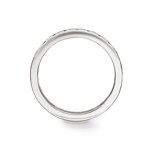 Eternity Ring 750/18 K White Gold with Cubic Zirconia - 1211.10016