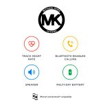 Michael Kors Access Bradshaw 2 Argenté 5.0 Smartwatch HR - MKT5088